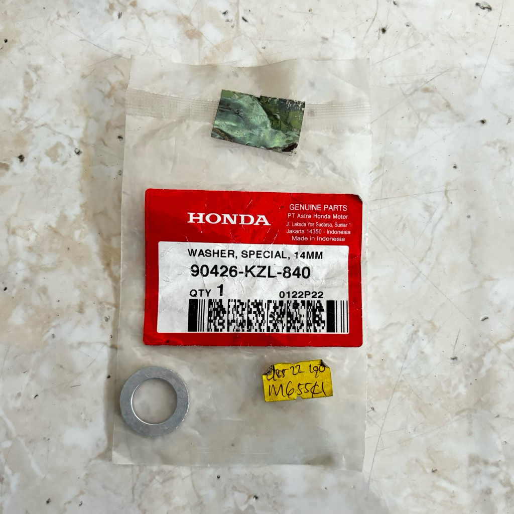 แหวนรองแหวน 14 มม. / แหวนรองพิเศษ 14 มม. / 90426KZL840 / แหวนลูกรอกหน้า cvt / น็อตแหวน 22 ตัว cvt น็