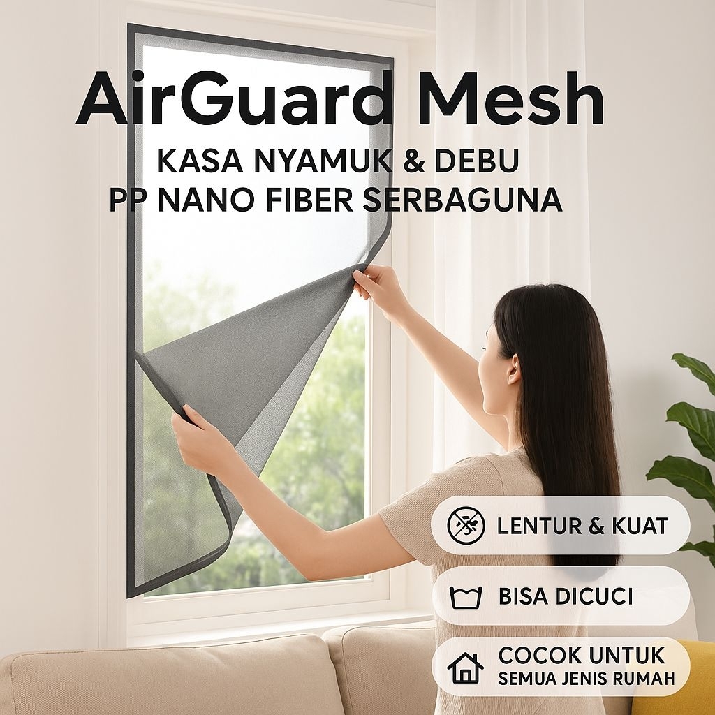 AirGuard Mesh – PP Nano Fiber มุ้งและฝุ่นอเนกประสงค์