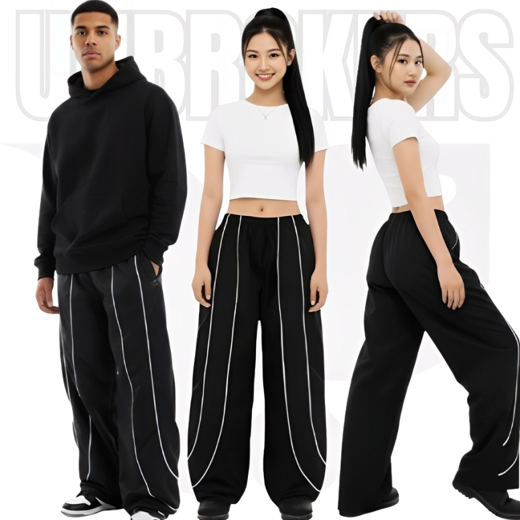 Unisex Baggy Pants Casual Loose New Drop Long Buggy Pants