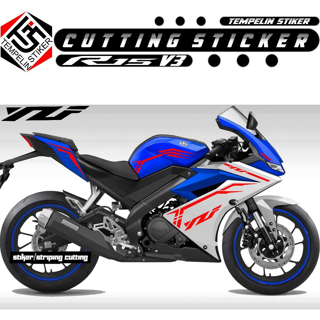 R15 V3 MOTORCYCLE STRIPING/CUTTING STICKER/R.1/YZF CUTTING STICKER/MOTORCYCLE STICKER/NOTOR STRIPING