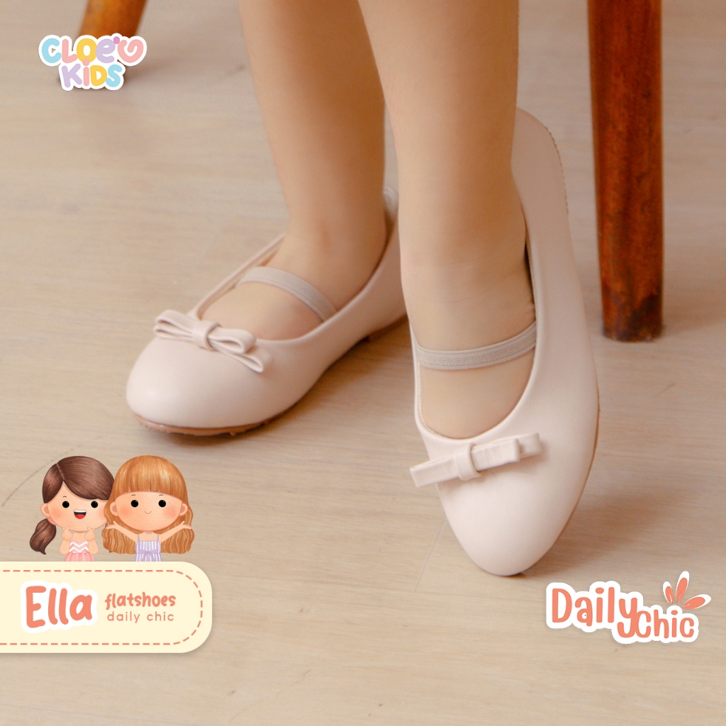 CLOEVKIDS - Ella Size 22-35 Flatshoes Cute Girls Ballerina Party Shoes - Daily Chic