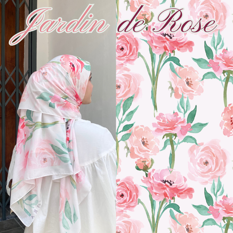 NORA - ผ้าพันคอ Jardin de Rose