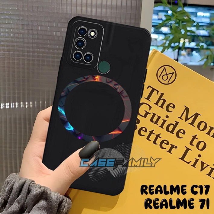 [GCS240] Realme C17 / 7i Pro Camera Case - ล่าสุดเย็นร่วมสมัย iph0ne Logo motif เคสหรู ปลอกยืดหยุ่น