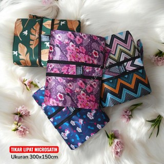 Tikar Lipat piknik waterproof 300x150cm Super Jumbo bisa pilih motif