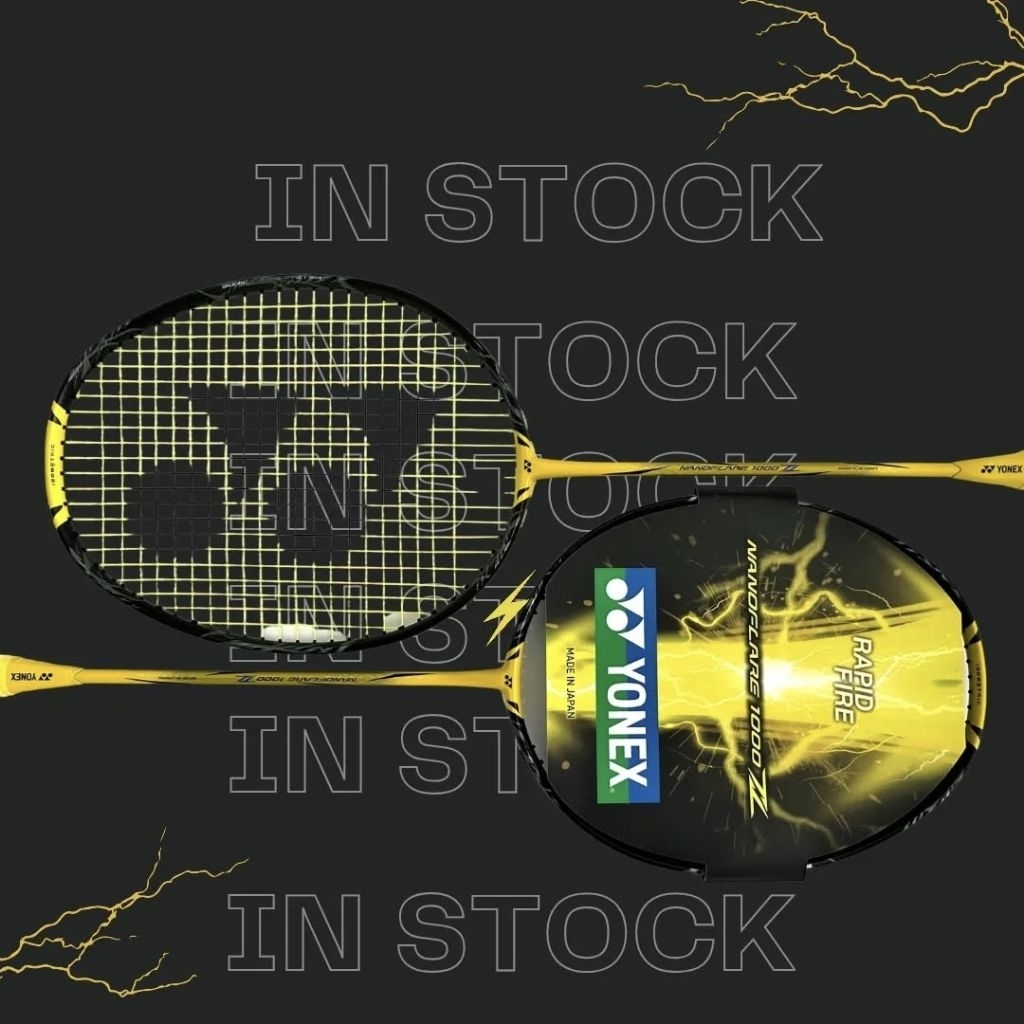 NANOFLARE 1000ZZ 30 LBS ไม้แบดมินตัน READY TO USE BOSNU BAG และด้ามจับ