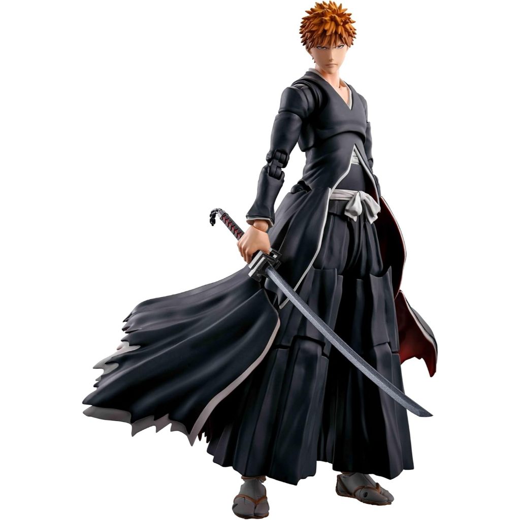 SHFIGUARTS READY TAMASHII NATIONS - BLEACH - ICHIGO KUROSAKI -GETSUGATENSHO- SHFIGUARTS ACTION FIGUR