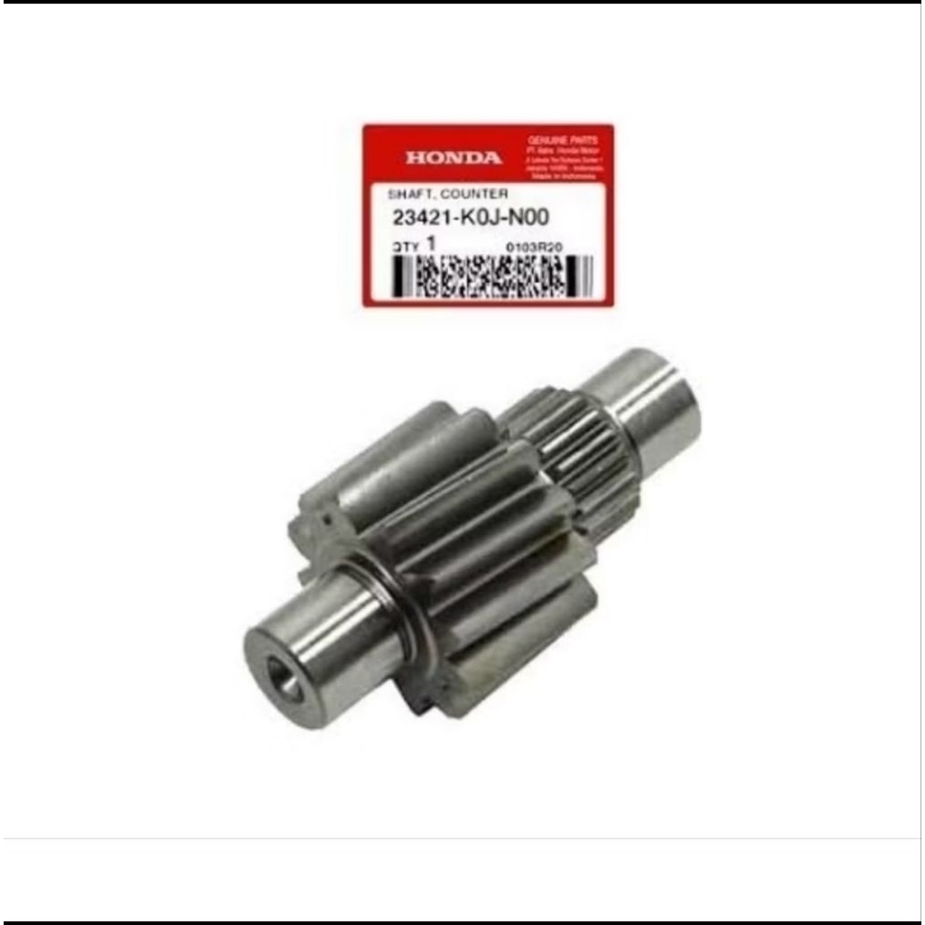 23421-K0J-N00 เพลาเกียร์เคาน์เตอร์ 12T Genio Beat LED Eco Street K1A Scoopy eSP K2F