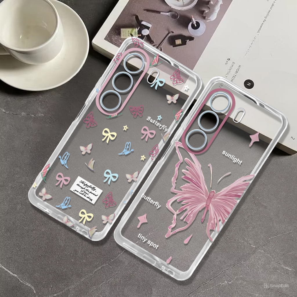 Tecno Camon 40 4G Softcase ล่าสุด 2025 Clear Case Camon 40 PRO Clear Casing HP Protector CTC-027