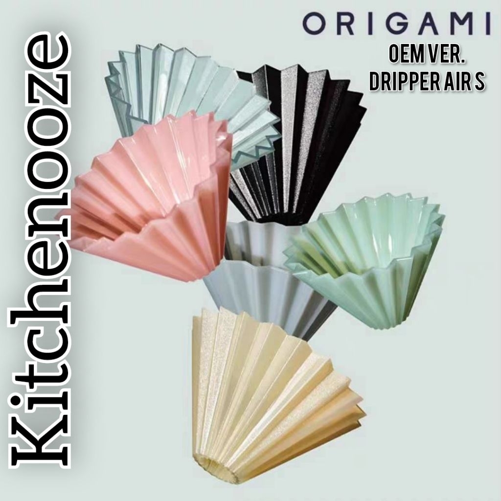 V60 Coffee Dripper Origami รุ่น Water Dripper SI V60 Coffee Dripper + Dripper ฐานผู้ถือคุณภาพญี่ปุ่น