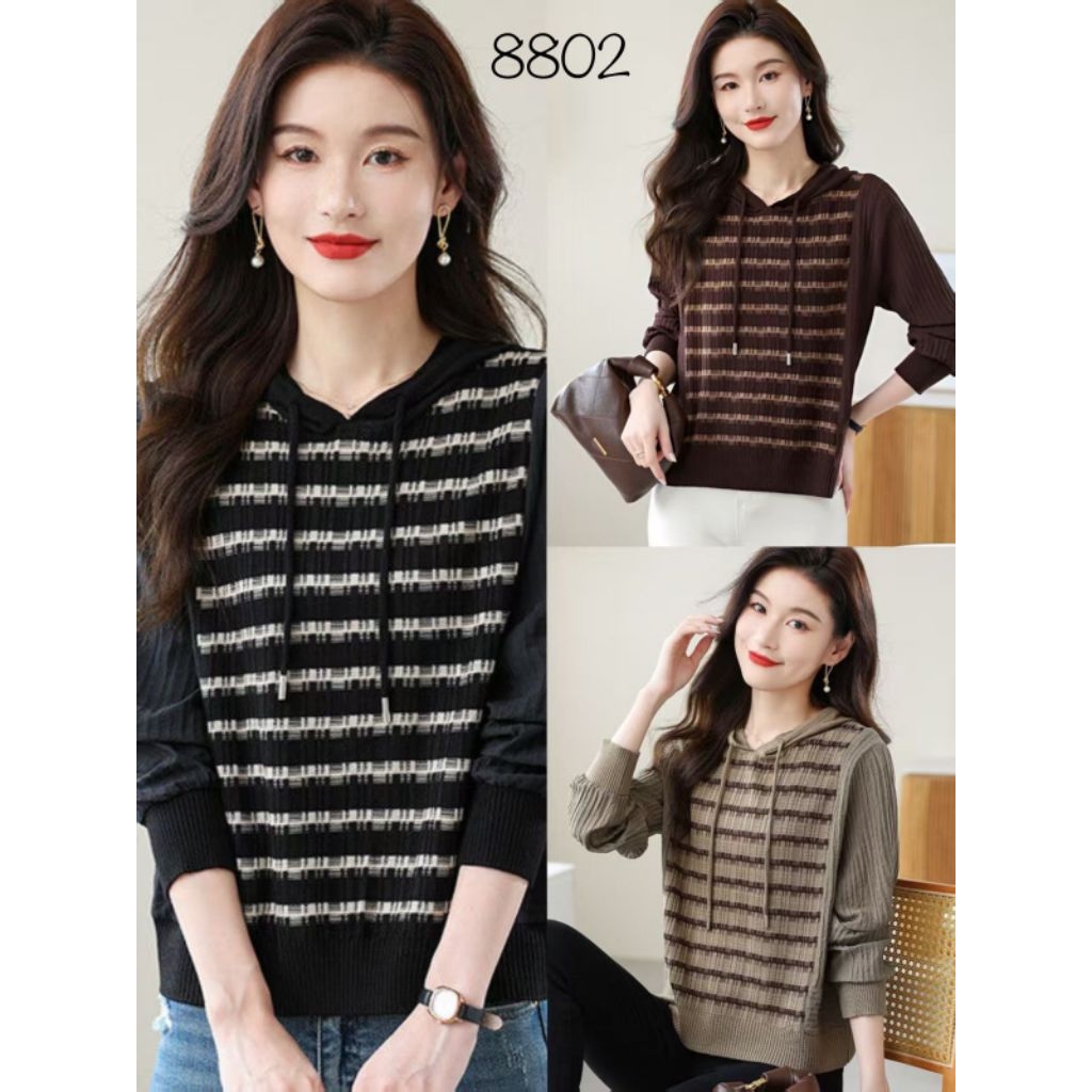 เสื้อถัก Queen Top 8802