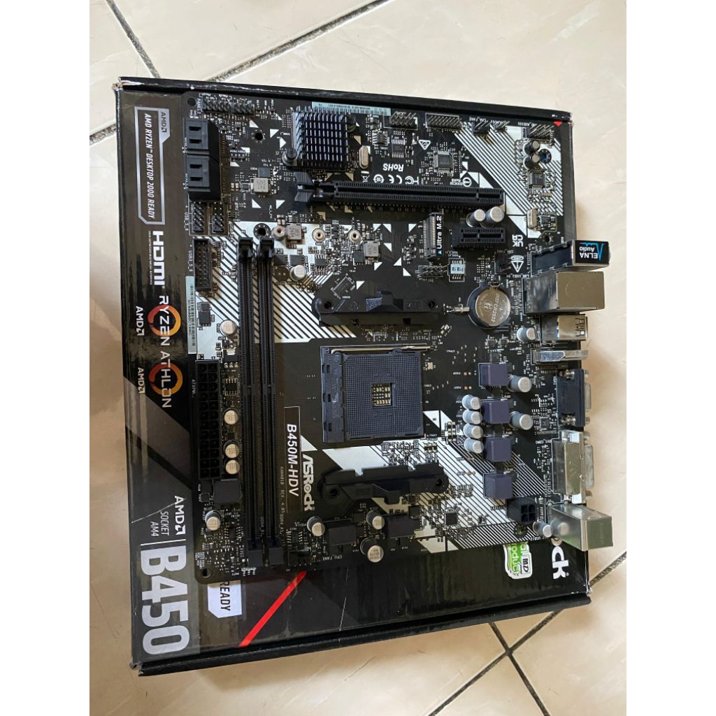 เมนบอร์ด asrock b450m-hdv r4.0