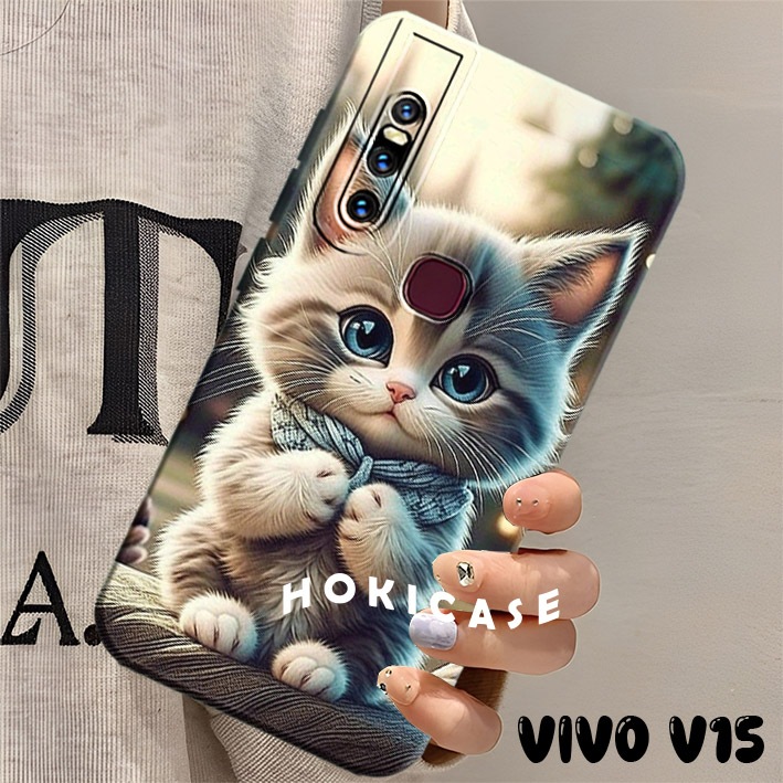 Prokamera Vivo V15 / V15 Pro น่ารักล่าสุด cat9 motif - Vivo Casing - เคสยืดหยุ่นสําหรับโทรศัพท์มือถื