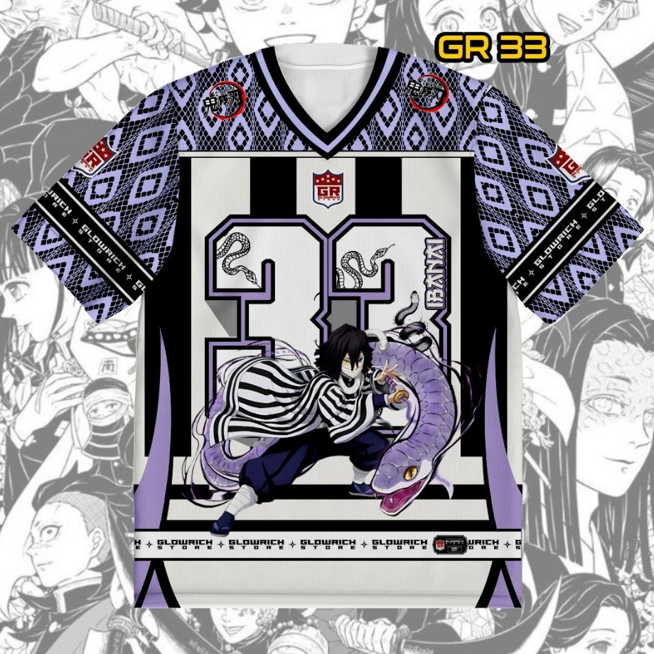 Iguro Ibanai Demon Slayer Special Edition GR-33 Oversize Jersey