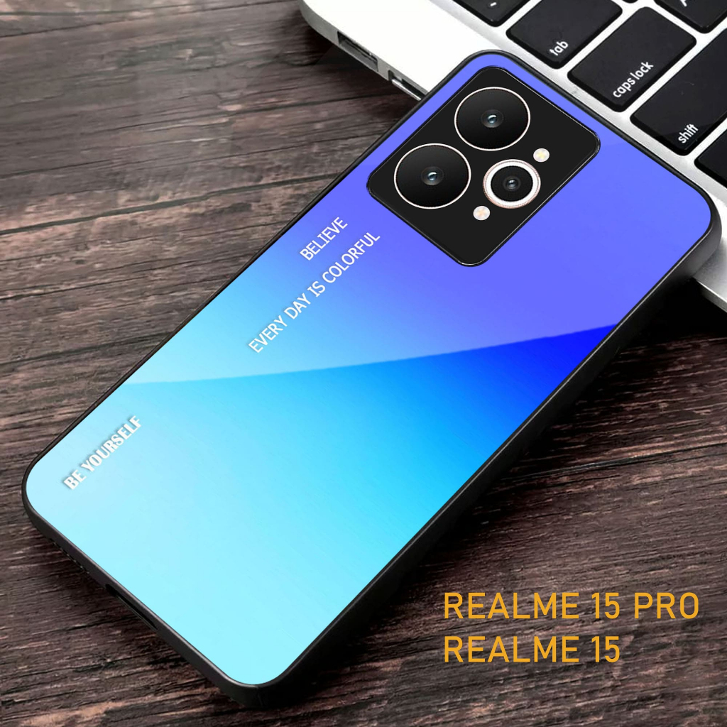 Softcase Glass Glitter สําหรับ Realme 15 / 15 PRO CASE ใหม่ 2025 - ปลอก Hp Realme 15 / 15 PRO - K28