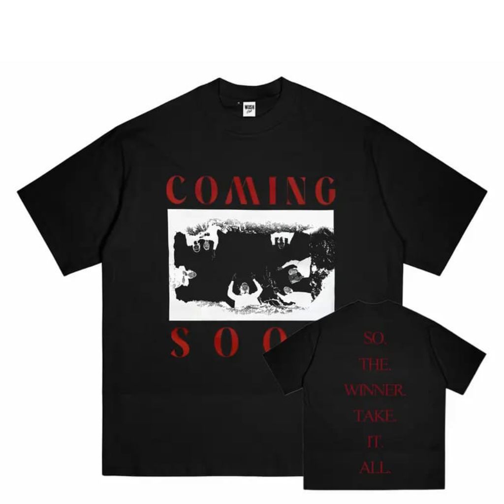 กําลังมา Soon เสื้อยืด / มา Soon Distro เสื้อ / เสื้อผ้าผู้ชายและผู้หญิง / ท็อปส์ซู