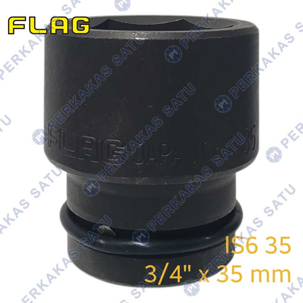 MATA HEAVY IMPACT SOCKET BIT 3/4" X 35MM FLAG JAPAN IMPACT SOCKET SHOCK 3/4 DRV X 35 MM