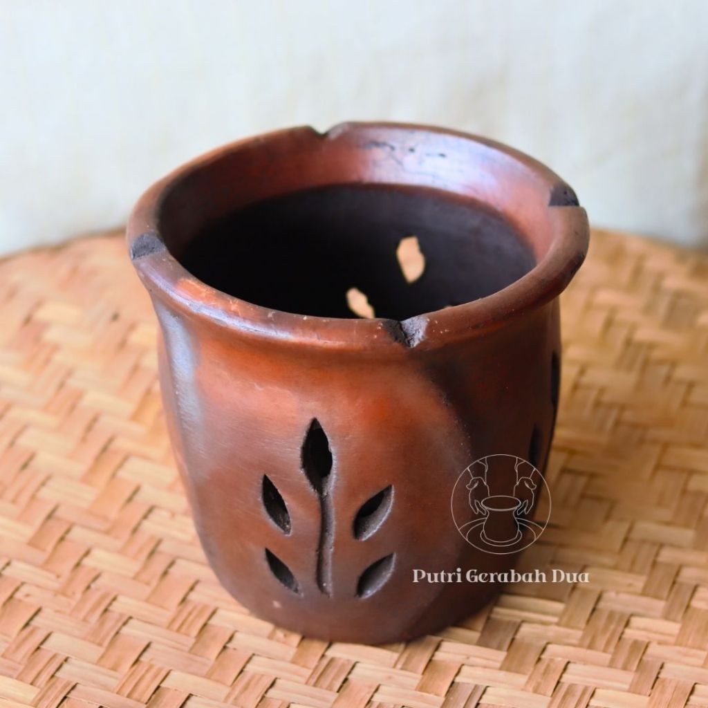 ORCHID POT D16cm CLAY POTTERY