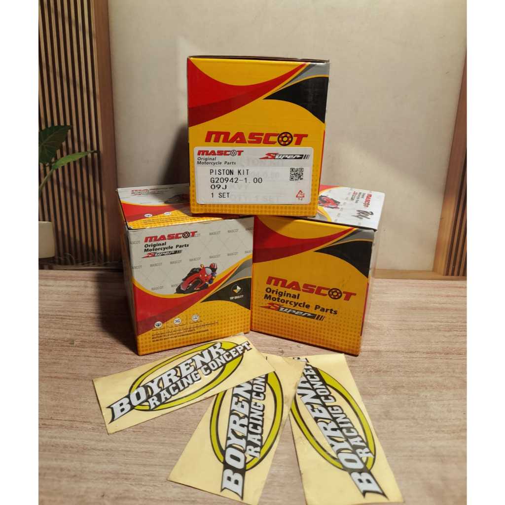 PISTON KIT มาสคอต SUZUKI SMASH / SHOGUN 110 ov STD 50 100 150 200 SEHER PACKAGE - BOYRENK MADURA