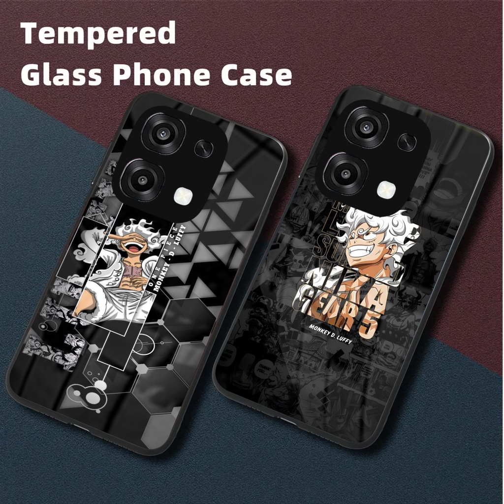 HP MG61 Softcase Glass สําหรับ Oppo A6 Pro - เคสโทรศัพท์ Oppo A6 Pro - ฟิล์มกันรอยโทรศัพท์ Oppo A6 P