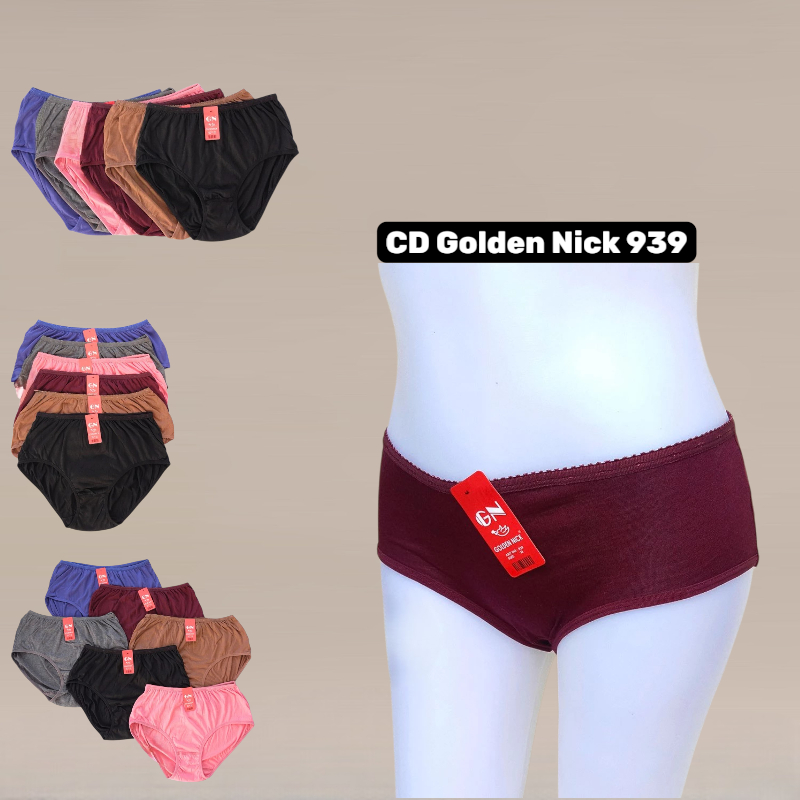 Golden Nick 939 Dark CD Contents (6 ชิ้น) Golden Nick 939 Dark ชุดชั้นใน | กางเกงชั้นในธรรมดาสําหรับ