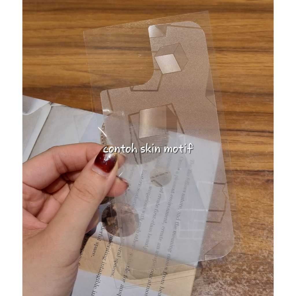 Clear garskin oppo a53 2020 a33 2020 vivo y20 y20s vivo y15s หนังคาร์บอนใสป้องกันรอยขีดข่วน