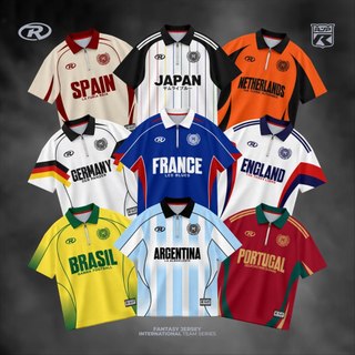 RJP SUPPLY Jersey Bola Anak Piala Dunia 2026 Jersey Worldcup Streetwear Full Printing Bahan Dryfit Brazil