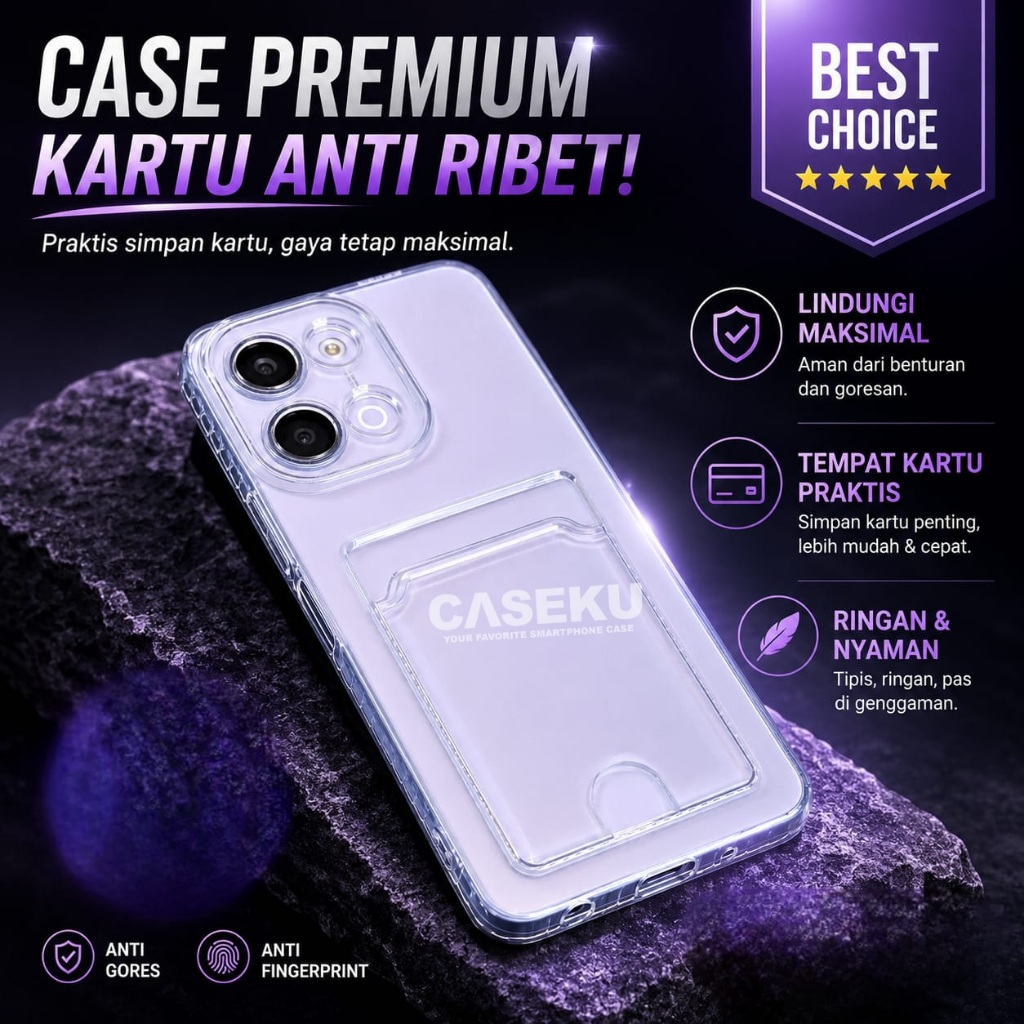Vivo Y05 Vivo Y11D Vivo Y31D Vivo Y31D Pro Vivo T5 5G Vivo Y04 Vivo Y04S Vivo Y19S GT Card Case Clea