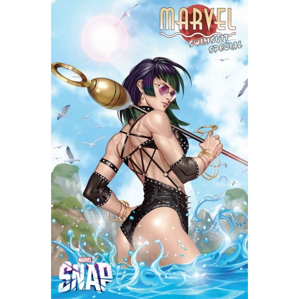ชุดว่ายน้ํา Marvel Special: Brand New Beach Day 1 InHyuk Lee Marvel Snap ชุดว่ายน้ํา Variant