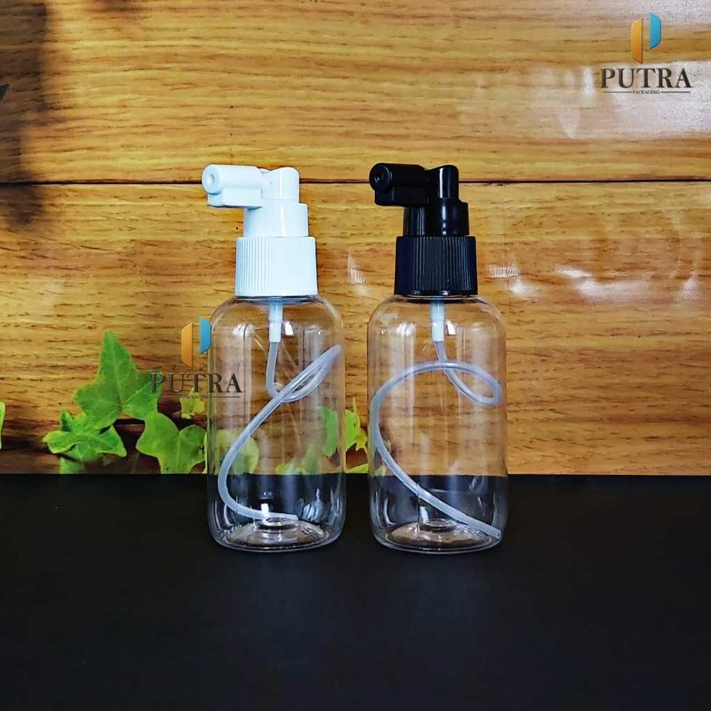 100ML สเปรย์ขวดคอ 24 NOZZLE / ขวดพลาสติก PET SBR ใส 100ML