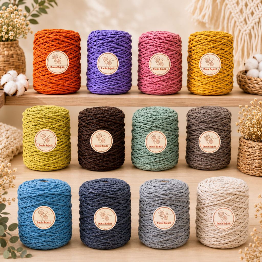 KATUN Cotton Rope/Monura Rope 3MM และ 4MM 1KG ตอนที่ 2