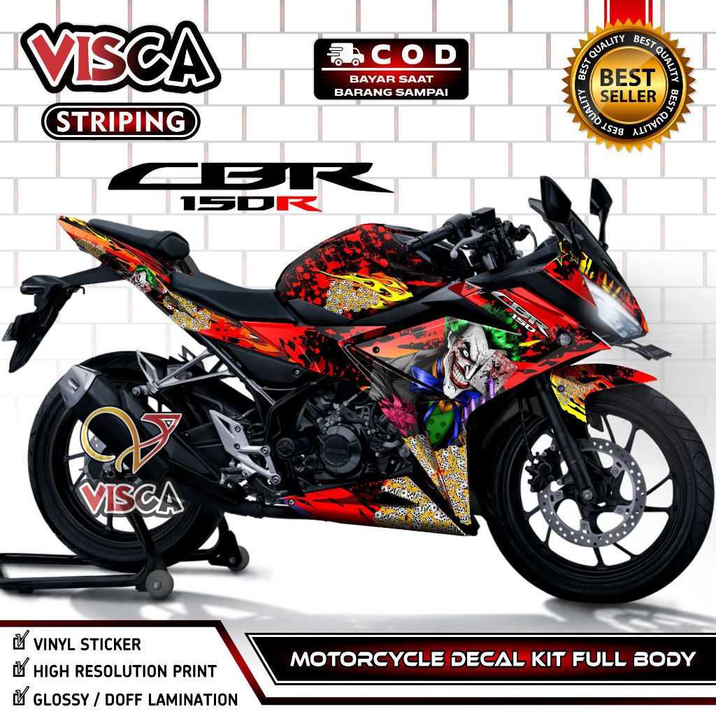 Decal CBR 150R Facelift Full Body - สติ๊กเกอร์ CBR 150R Facelift Full Body - Decal CBR 150R Facelift