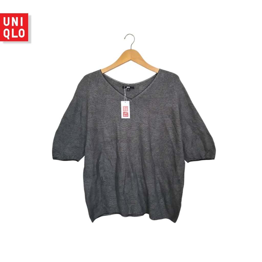 เสื้อถักนุ่ม Uni Grey (CODE: B165- 05)