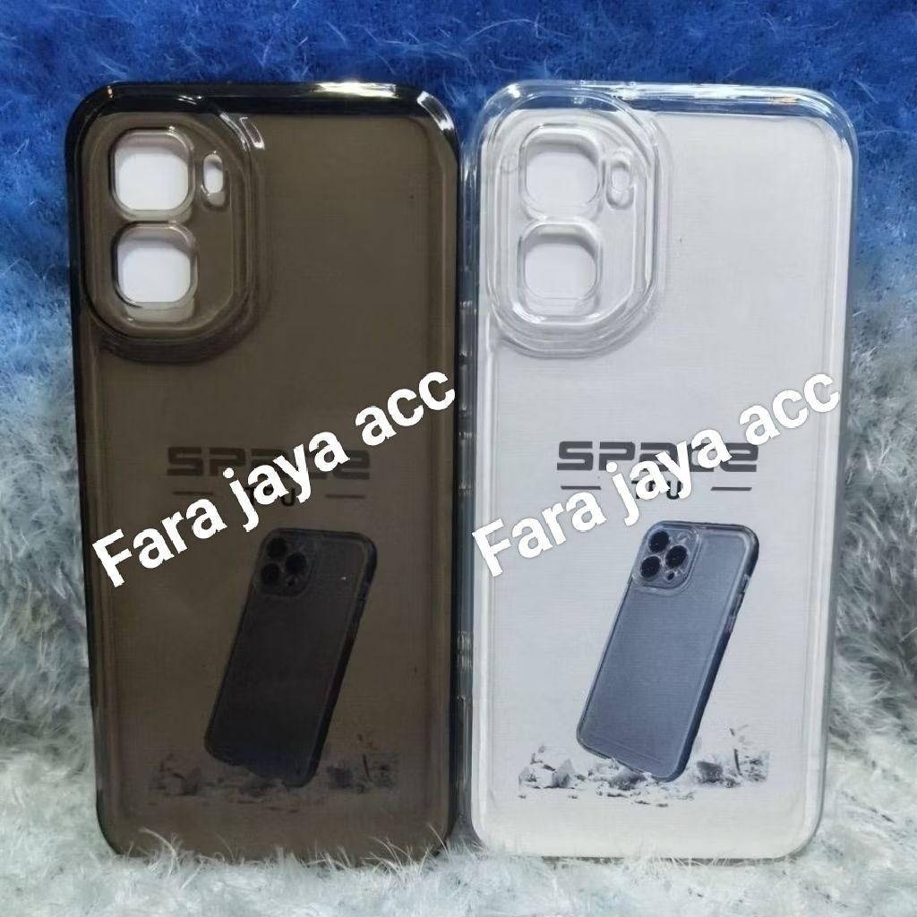 เคสนิ่ม Original Space Transparent Infinix GT 50 Pro 5G ซิลิโคน 2.1MM + ป้องกันกล้อง (Fara jaya acc)