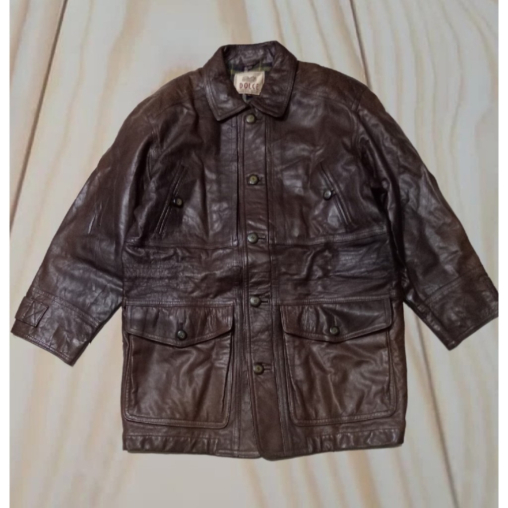 TOP QUALITY PREMIUM ของแท้ SHEEP LEATHER JACKET JK 083