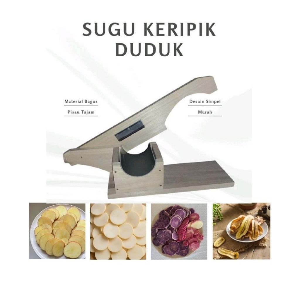 Cassava Chips Slicer มันเทศ Tempeh กล้วย มันฝรั่ง - เครื่องตัดอเนกประสงค์