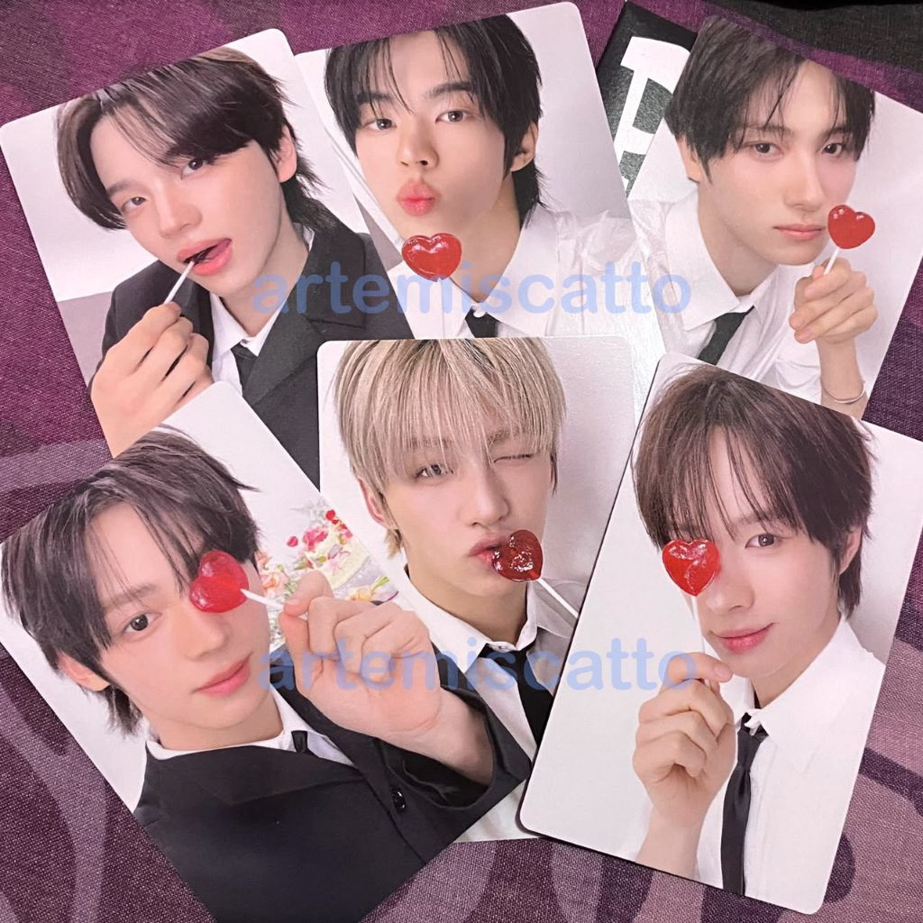 PC TWS NO TRAGEDY (Romeo Ver.) - Photocard Lollipop Shinyu Youngjae Hanjin Jihoon Kyungmin