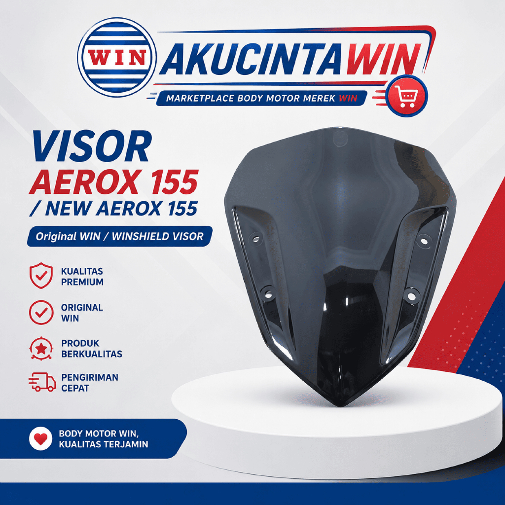 VISOR WINSHIELD AEROX 155 / NEW AEROX 155 WIN / VISOR WIN