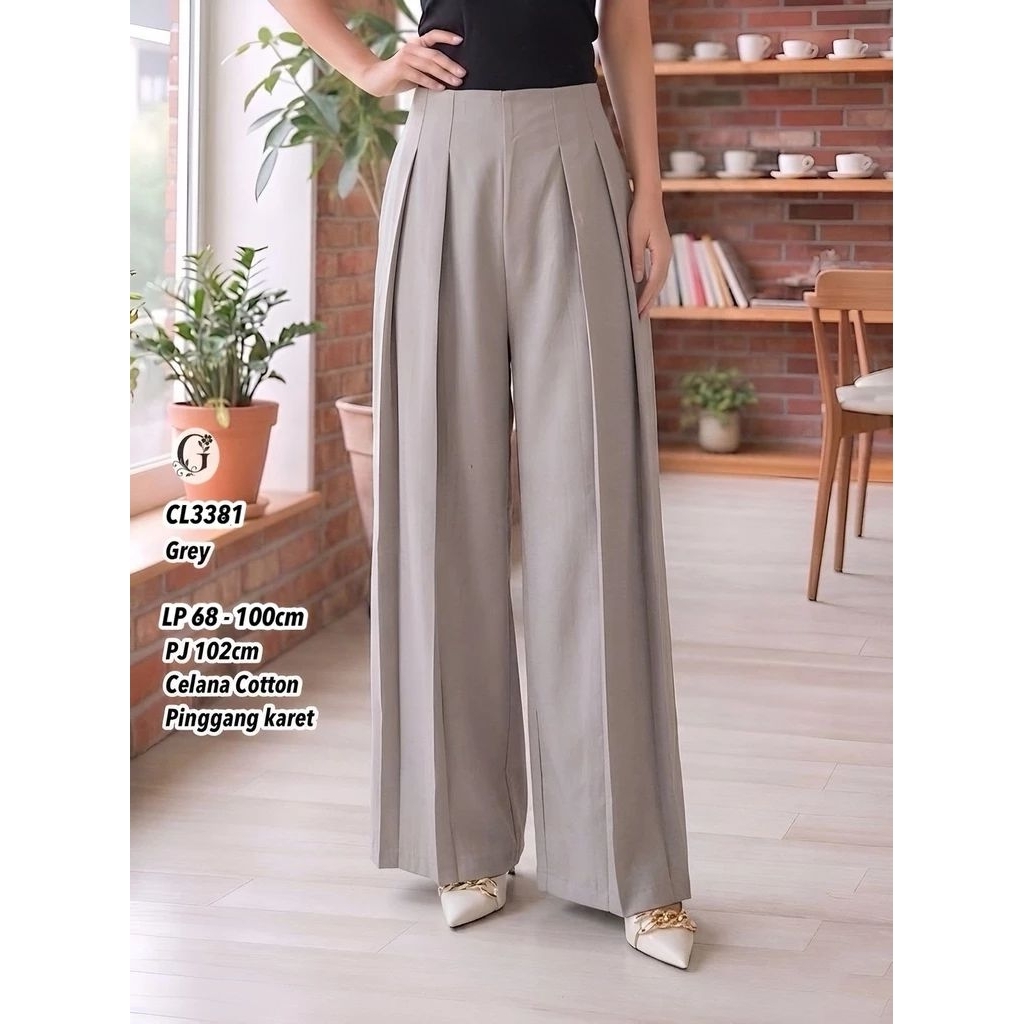 CL3381 กางเกงผ้าฝ้าย3381