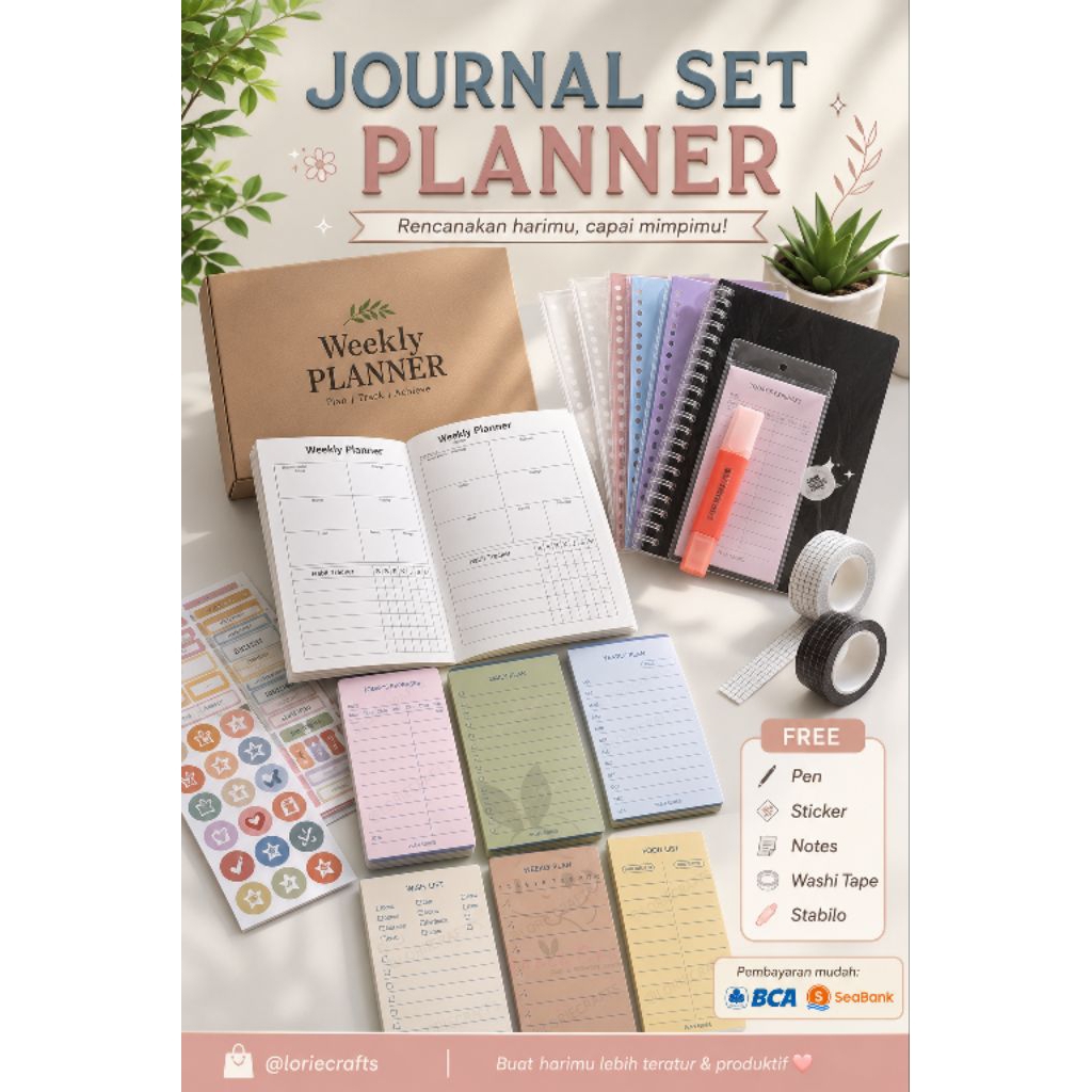 Journal Set Planner รายการเพิ่มเติมฟรี