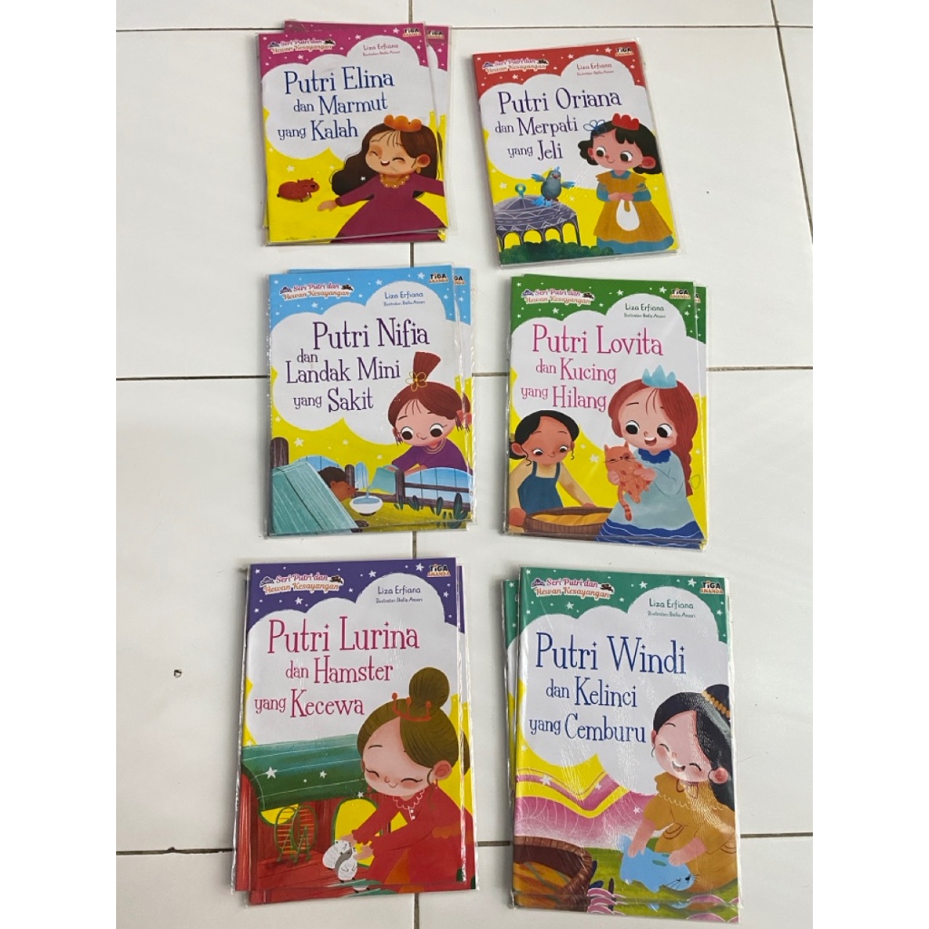 หนังสือนิทานสําหรับเด็ก Series Princess and Pets หนังสือนิทานสําหรับเด็กพร้อมเทพนิยายอันดาก่อนนอนเจ้