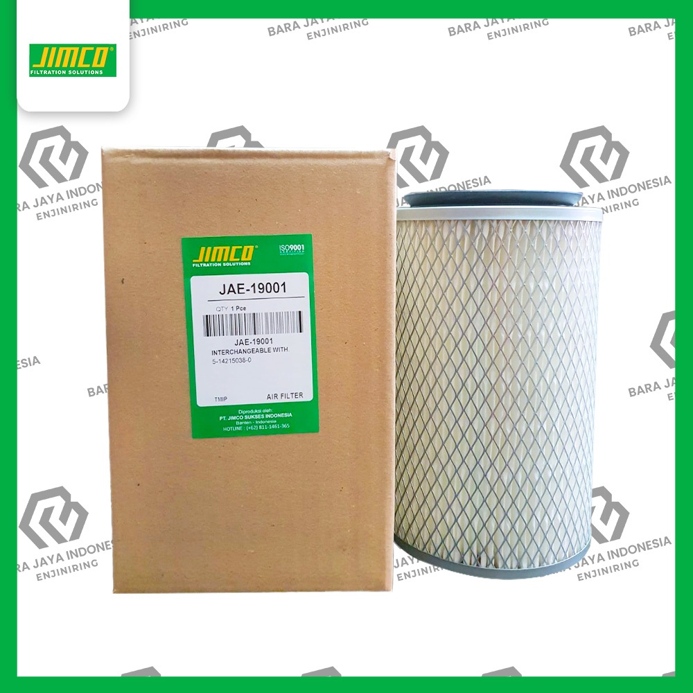 JIMCO AIR FILTER JAE-19001 SFA5038 A-1505 FA1505 A336 K1522 A-CU01524 KW1524 K14900D P500061 AF4709 