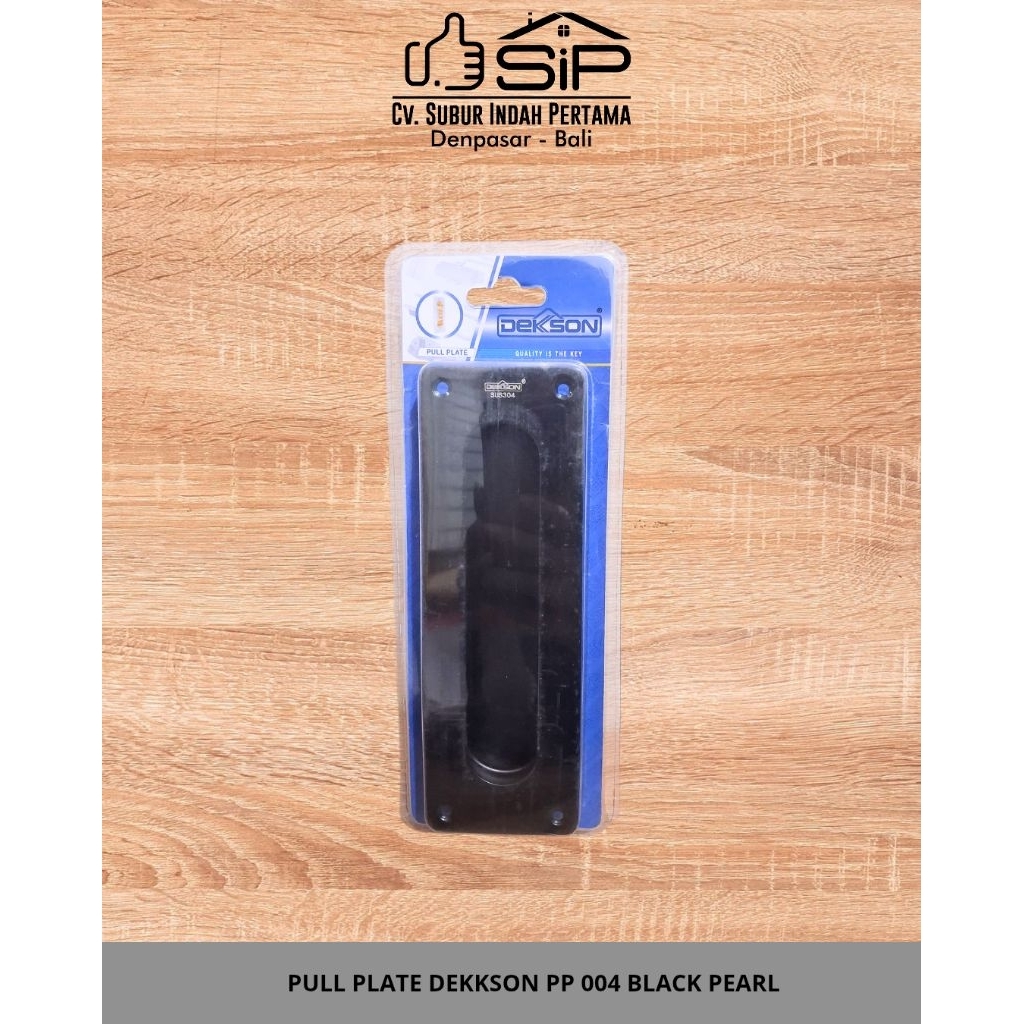 PULL PLATE DEKKSON PP 004 BLACK PEARL