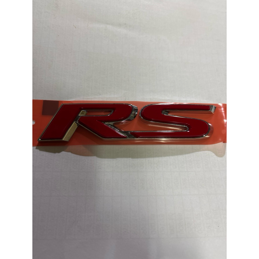 โลโก้สัญลักษณ์ RS Variation สําหรับ Honda Jazz, Brio, Mobilio, Crv, Civic, Accord