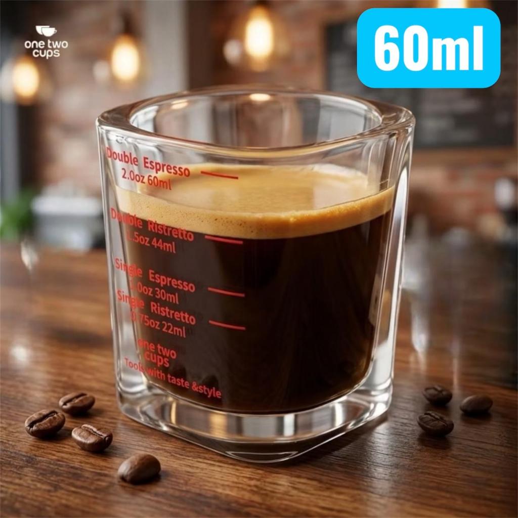 ESPRESSO SHOT ถ้วยกาแฟแก้ว 60ML