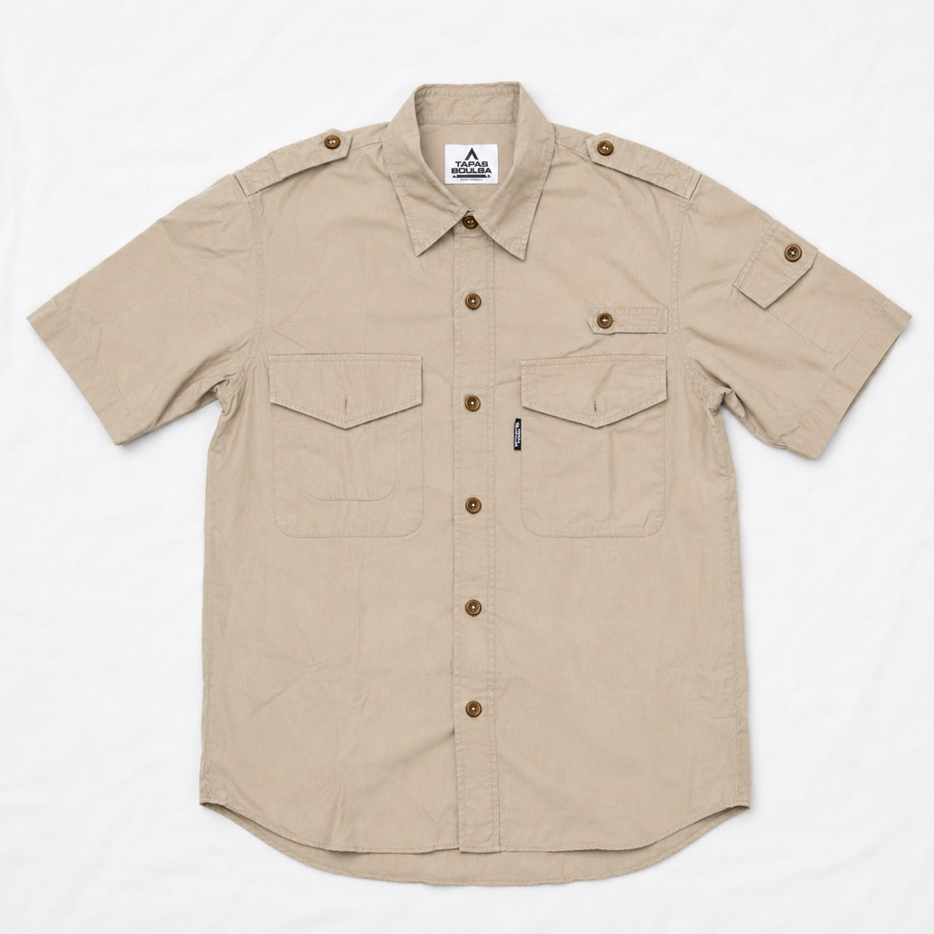 KEMEJA Outdoor Hiking Tapas Boulba Safari Shirt Size M