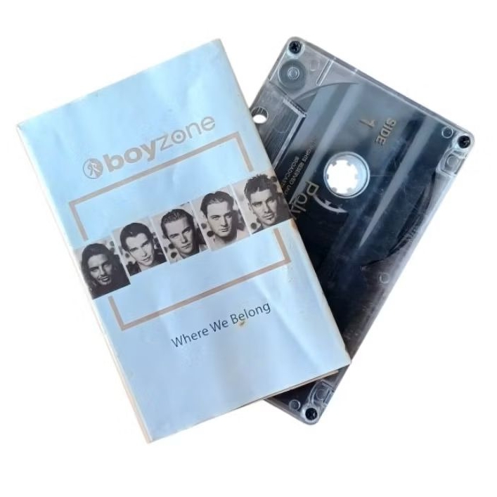 BOYZONE ALBUM WHERE WE BELONG TAPE CASSETTE