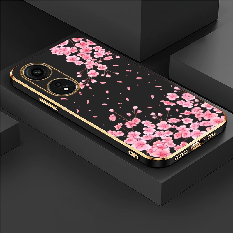 เคสกันกระแทกสําหรับ OPPPO A12 A5S A58 A95 4G A77 A71 A59 A57S A57E F1S F19 F19S Reno 6 Lite ฝาครอบดอ