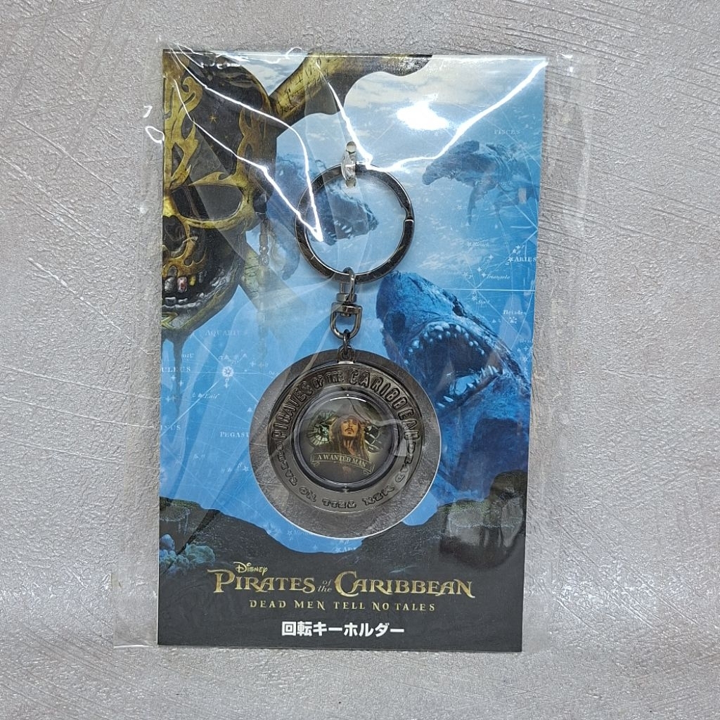 พวงกุญแจหมุน Pirates of the Caribbean พวงกุญแจหมุนได้ Dead Men Tell no Tales