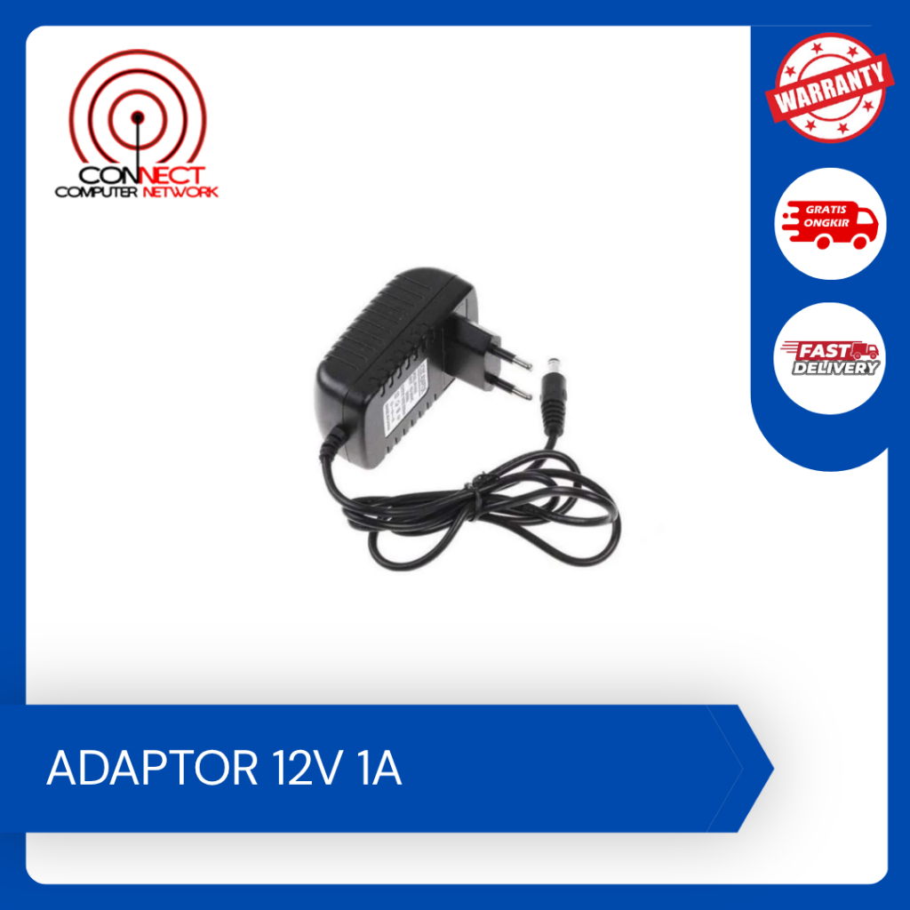 12V 1A ADAPTER สําหรับกล้องวงจรปิด