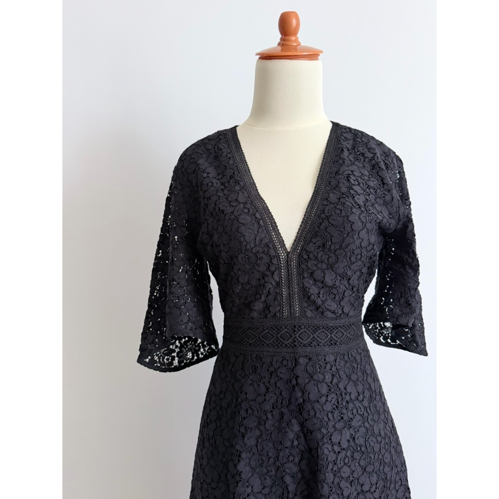 [Preloved] ZARA Dress/Dress - สีดํา